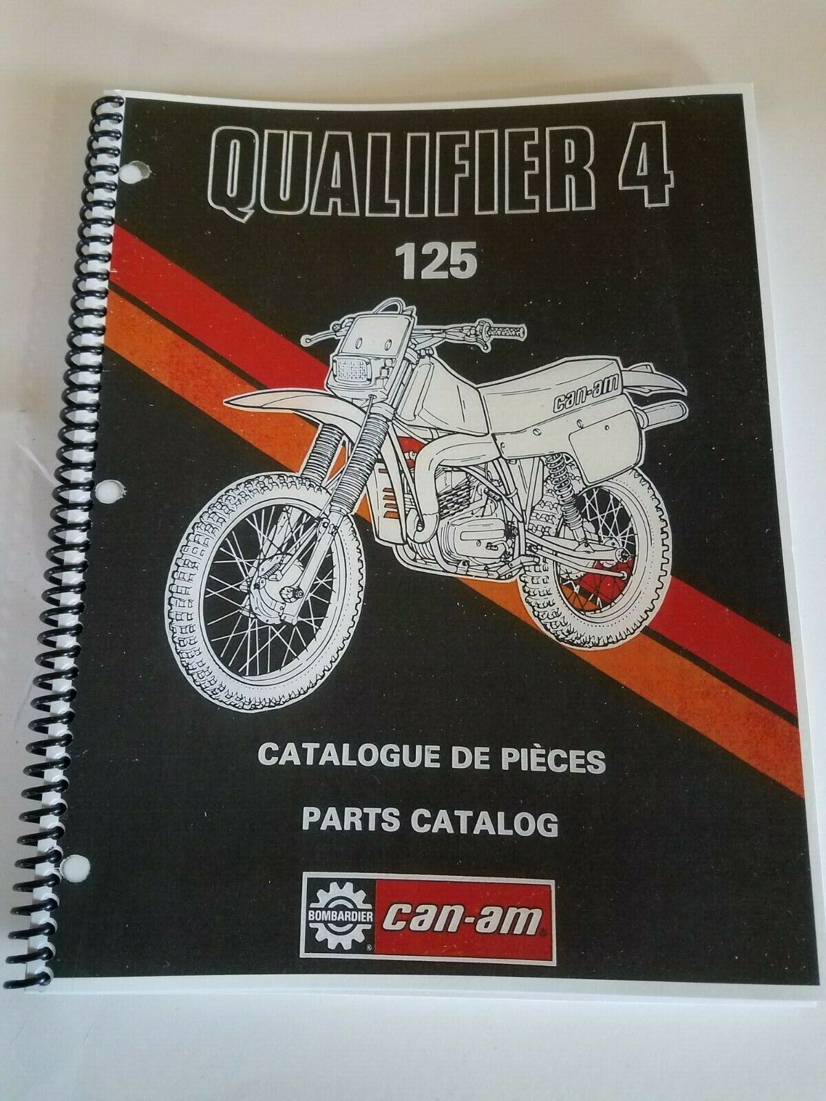 CAN-AM QUALIFIER 4 125 PARTS BOOK ENG + FRENCH