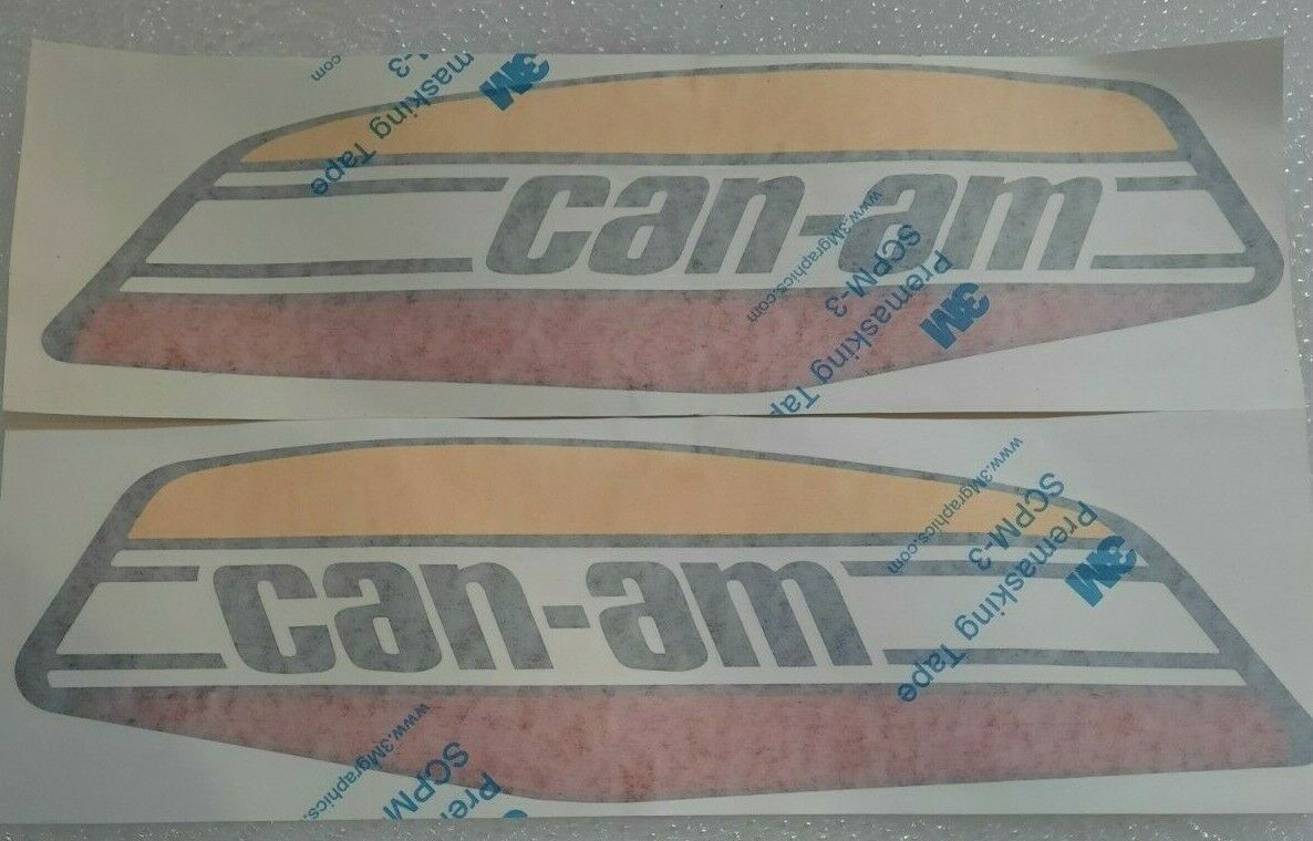VINTAGE CAN-AM TnT MX1 MX2 73 74 75 76-125 175 250 GAS TANK DECALS